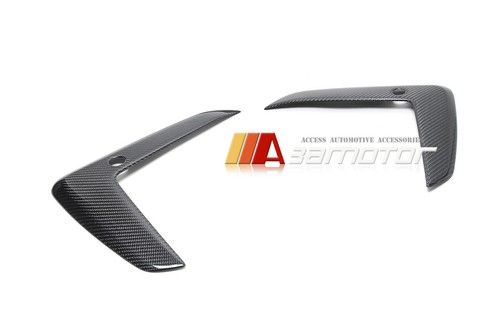 Carbon fibre front bumper trim - carbon,