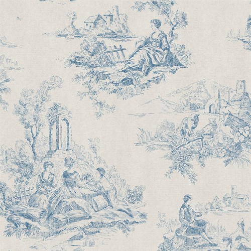 Traditional wallpaper toile - traditional,