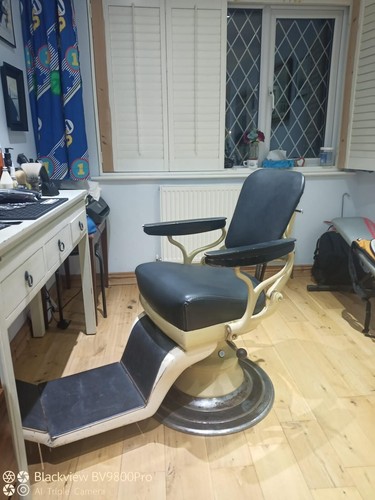 Vintage barbers chair - vintage,