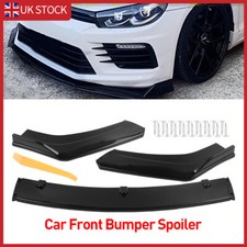For Audi A1 A3 S3 A5 S4 A6 8P Front Bumper Lip Body Kit Splitter Spoiler Black
