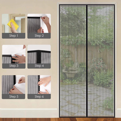 Magic curtain door - curtain, mesh