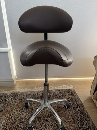 Saddle stool coffee with - saddle,