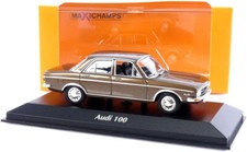 AUDI 100 1969 BROWN MAXICHAMPS