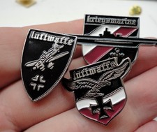 German Luftwaffe Naval Military Theme pin badge bundle x 3 WW2 Repro Tiger Stuka