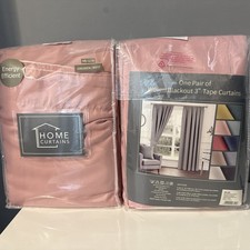 Home Curtains pole/rail Top  Blackout Regulate Room Temperature Energy Efficient