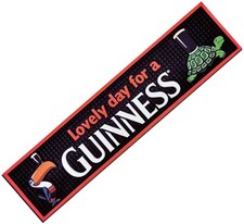 Guinness Gilroy Toucan PVC Bar Spill Mat 500mm x 125mm