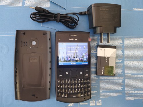 Original nokia black 2g - x2-01,