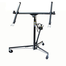 11FT Heavy Duty Drywall Hoist Caster Lift/Lifter Plaster Board Panel Sheet