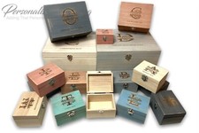 Engraved Large Wooden Boxes