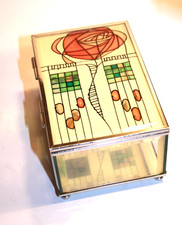 Stain glass trinket box -