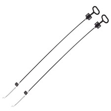 2pcs sofa release handle Metal Recliner Spring Cable Pull Handle D Ring