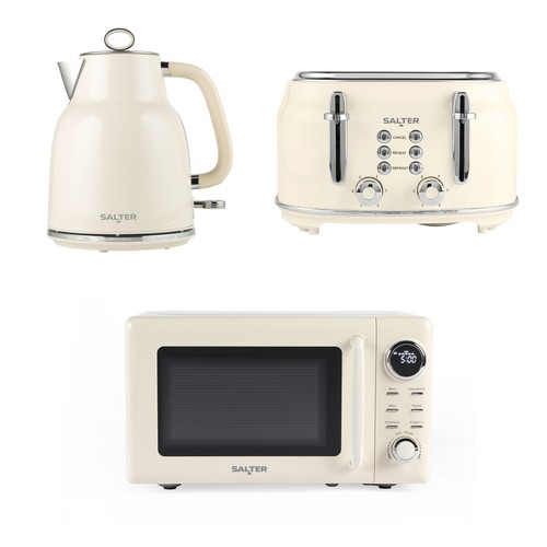 Salter retro cream set - cream, rapid