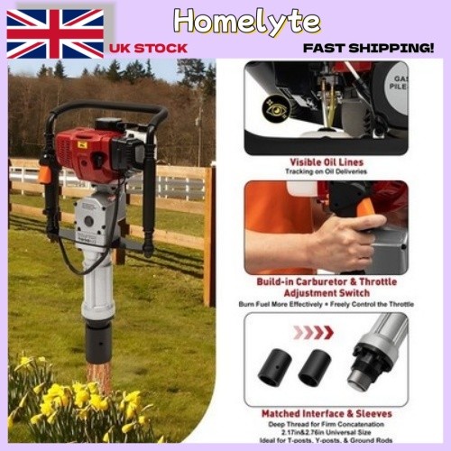 52cc petrol pile driver - 52cc,