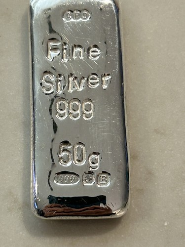 Silver ingot bar - bar, 999
