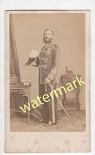 Officer in uniform, Indian Mutiny medal, Disderi, CDV