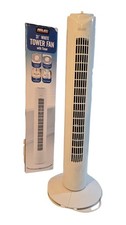 Arlec 31" White Tower Fan with Timer 3 Speed Settings 60° Oscillation Boxed