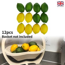 12Pcs Artificial Limes Lemon