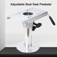 Alum Adjustable Boat Seat Pedestal (Fixed Sliding High Base Marine)