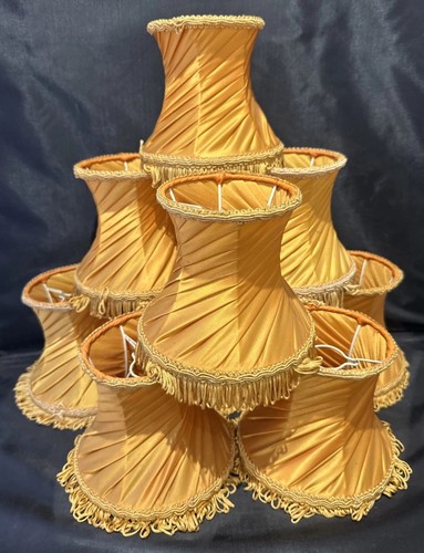 Vintage clip lamp shades - clip-on,