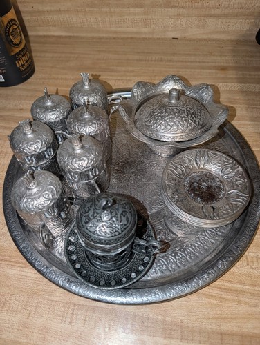 Vintage turkish coffee set - vintage,