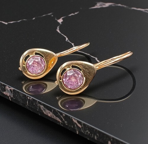 Ball earrings genuine - ball, earrings,