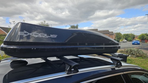 Exodus 360 roof box black - exodus, l