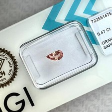 IGI CERTIFIED Padparadscha