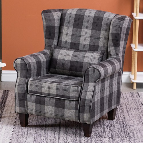 Wing back fireside check - wing,