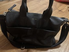 Jem + Bea Black Leather Baby