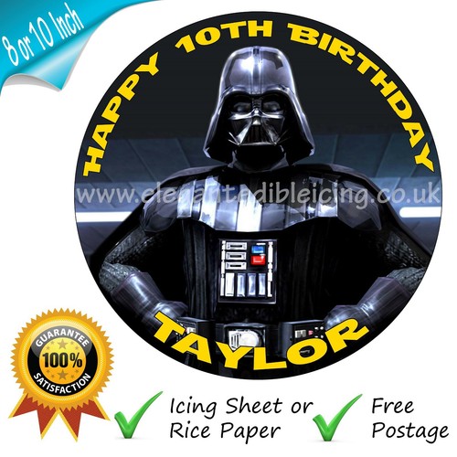 Star wars darth vader edible - star,