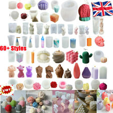 3D DIY Candle Mold Silicone Aromatherapy Candle Making Wax Molds Soap Moulds