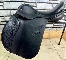 17 1/2” Medium Jeffries Falcon Event GP Saddle - Black