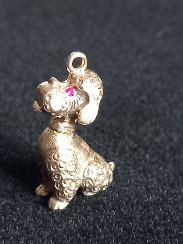 9ct gold poodle - , vintage