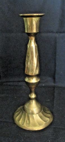 Victorian brass candlestick - victorian,