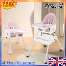 Baby Feeding Chair Seat Folding High Chair Adjustable Children Baby Armchair NEW