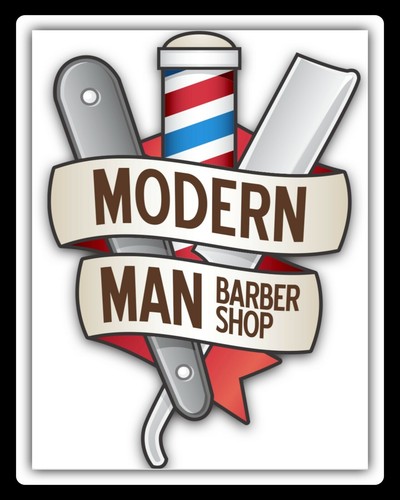 Modern man barber shop - man,