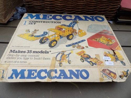 Joblot vintage meccano set no1 - joblot,