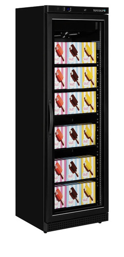 Glass door upright - upright, freezer