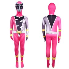 Power Cosplay Rangers Costume Jumpsuit Kids Adult Party Fancy Dress Outfit Gifts
