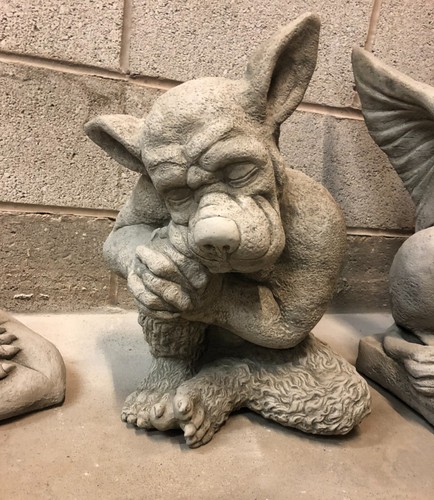 Gargoyle dog statue big - gargoyle,