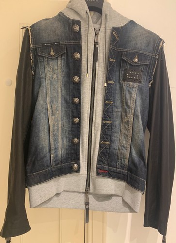 Philipp plein denim jacket - denim,