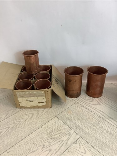 Copper calorimeters job lot - calorimeters,