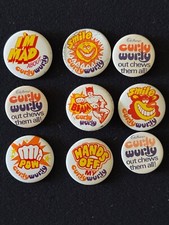 Cadbury Curly Wurly Pin Badges