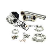 SS304 MVR44 Tial 44mm External Wastegate +Exhaust Tube Pipe+ Elbow Inlet Adaptor