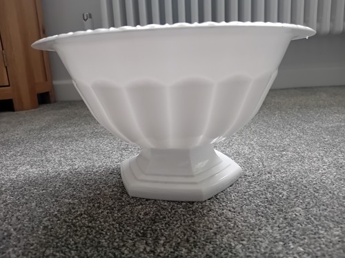 Large white plastic - white,