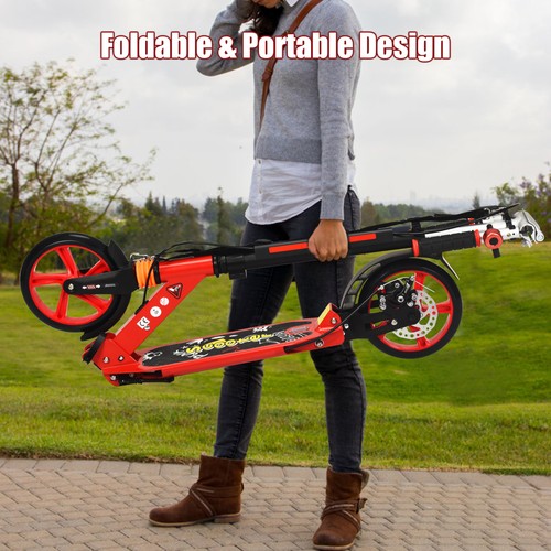 Large wheel foldable kick - wheel,