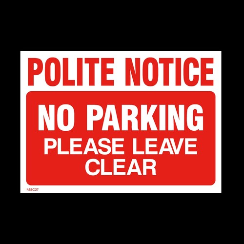 Parking keep clear - no, private