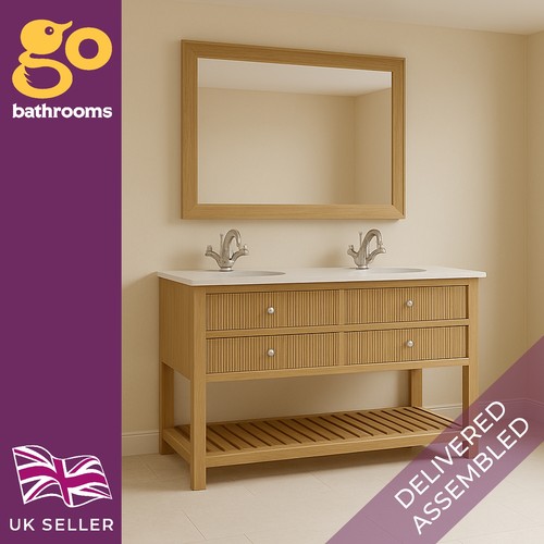 1200mm natural oak ribbed - natural,