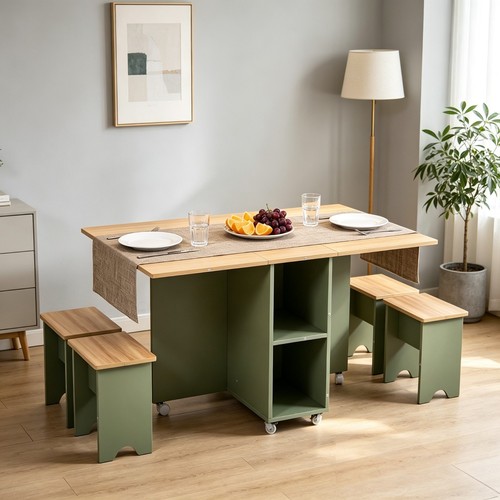 Folding dining table - 3-in-1,