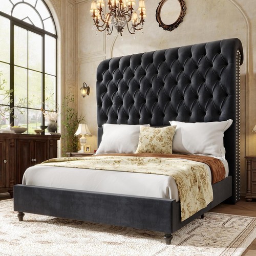 King size bed - bed, frame